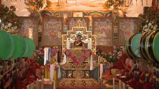 HH Karmapa presides over the Mahakala Tsenma puja - Pre-Losar 2012