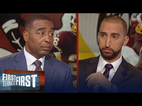 Nick Wright and Cris Carter on Adrian Peterson's criticism of the media | NFL | FIRST THINGS FIRST