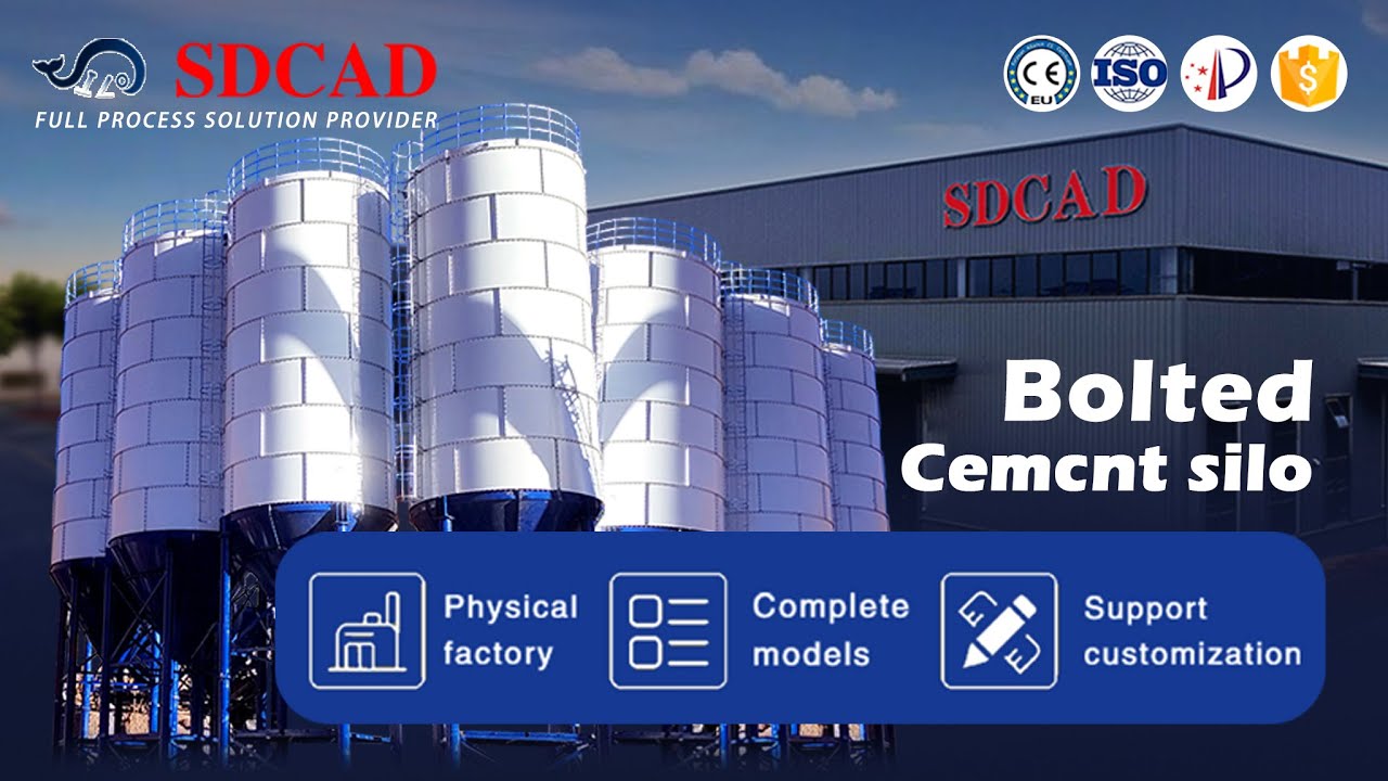 SDCAD durable bolted cement silos
