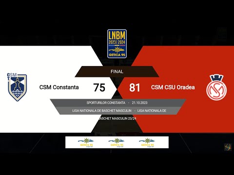 LNBM Getica 95 2023-2024: CSM Constanța - CSM CSU Oradea