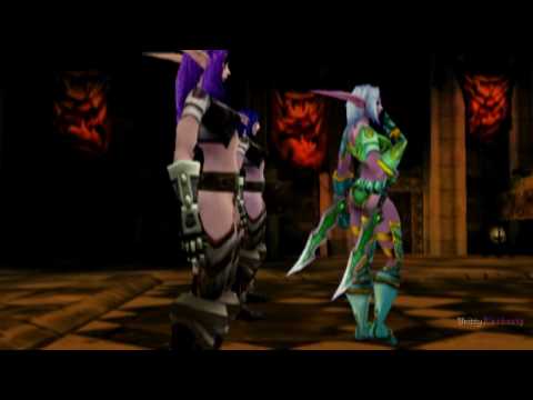 World of Warcraft Machinima Night Elves vs. Blood Elves
