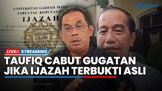 Siap Cabut Gugatan Jika Ijazah Jokowi Terbukti Asli hingga TIPU UGM  Siapkan Kompilasi Bukti Baru