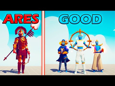 ARES TEAM vs GOOD TEAM - Totally Accurate Battle Simulator | TABS