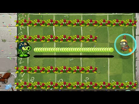 PVZ 2 100 Plants Max Level Vs Z Mech Max Level - Plants Vs Zombies 2