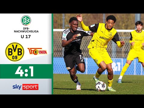 BVB-Junioren weiter auf Kurs! | Borussia Dortmund U 17 - Union Berlin U 17 | U 17-DFB-Nachwuchsliga