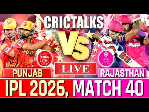 🔴 Live: PBKS vs RR, IPL 2026, Live match Today, Live Cricket Score, Commentary - 12 Over