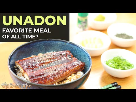 How to Make UNADON (Japanese Eel Rice Bowl) - 8 minute Recipe with The Sushi Man