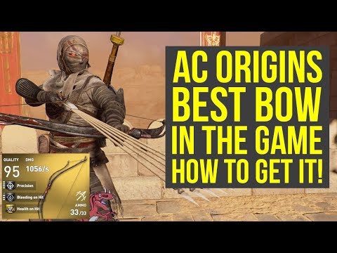 Assassin's Creed Origins Tips And Tricks BEST BOW IN THE GAME! (AC Origins Best Weapons) Video