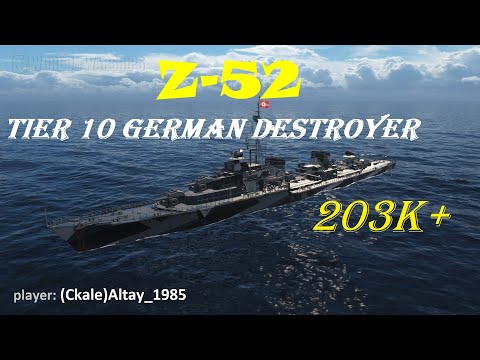Perfect DESTROYER Z 52 / WoWs / World of Warships #wows #worldofwarships #gaming