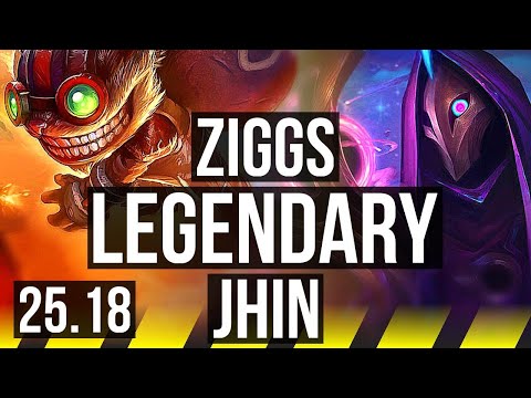 ZIGGS & Leona vs JHIN & Xerath (ADC) | 8/1/16, Legendary | KR Master | 25.18