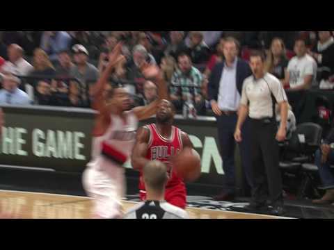 Dwyane Wade with the nice reverse layup