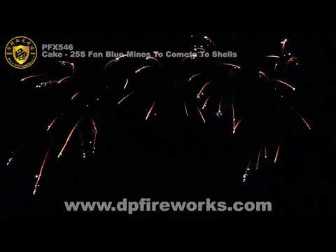 PFX546 - 25 shots Blue Mines to Comets to Shells