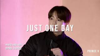 Just One Day (Live) - BTS - ENG SUB
