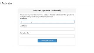 How to Register for ParentVUE using a Computer