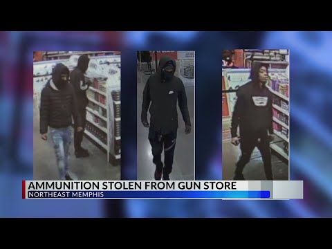 Ammunition stolen from Northeast Memphis gun store