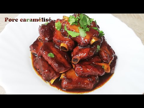Porc au caramel/Travers de porc caramélisé, recette chinoise avec l'histoire du plat