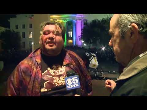 Eddy Brock a Trump Supporter Attacked At UC Berkley America is Trump