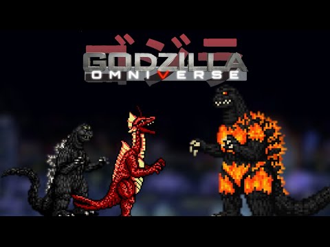 Showa Godzilla 70s and Titanosaurus vs Burning Godzilla (Godzilla Omniverse)
