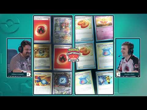 TCG William Azevedo Vs Braiden Elfert - 2024 Pokémon Europe International Championships Swiss R14