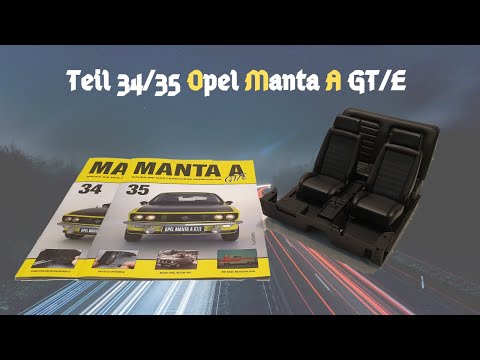 Hachette build the Opel Manta A GT / E part 34/35