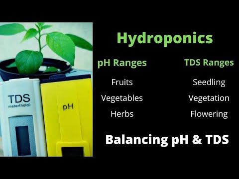 , title : 'Ph and TDS Requirements in hydroponic plants. Balancing pH & TDS water solution | Maintain | Control'