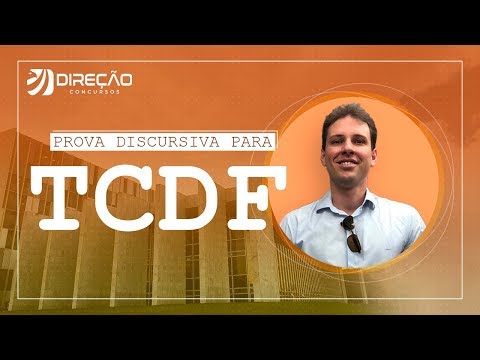Prova discursiva para TCDF