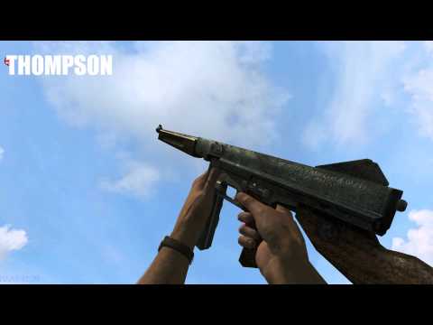 Call Of Duty 2 All Weapons In Slow Motion [FULL HD, DX9, MAX DETAILS, COD 2]