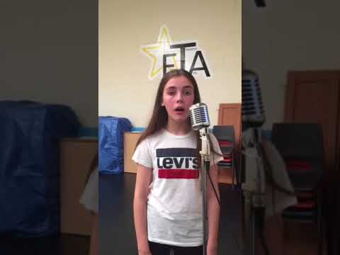 Amy Cotton age 12 singing a cover of Somewhere only we know by Lily Allen 🎶