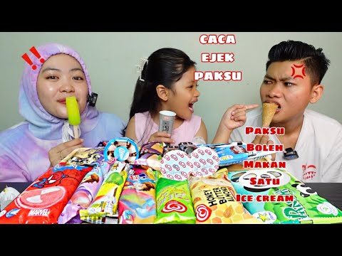 PAKSU BOLEH MAKAN ICE CREAM SATU JEW ,CACA SERONOK KENEKAN PAKSU 😅‼️