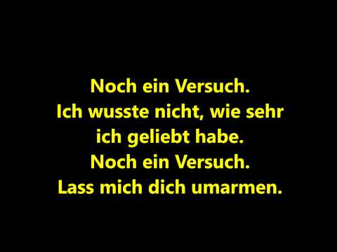 Timmy T   One More Try überstzung auf Deutsch