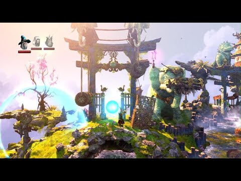 Trine 2: Complete Story Level 18 Cloudy Isles on hard hardcore