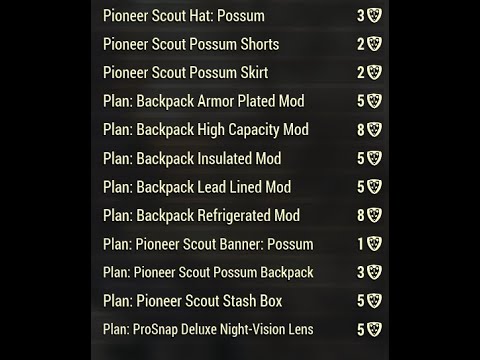 Fallout 76 How to farm Backpack mods