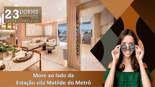 Apartamento de 2 e 3 dormitórios na Vila Matilde ao lado do Metrô