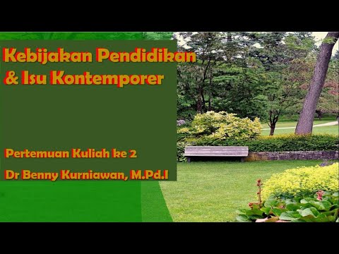 Kebijakan Pendidikan  & Isu Kontemporer Kebijakan Pendidikan Islam