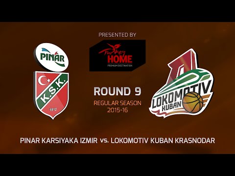 Highlights: RS Round 9, Pinar Karsiyaka Izmir 78-88 Lokomotiv Kuban