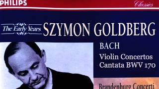 Bach - Violin Concertos BWV 1042 / 1041 / 1043 (Century’s recording : Szymon Goldberg)