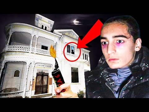 brother spends the night in an abandoned haunted house with cobra bombs...