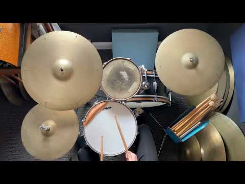 1960s A. Zildjian 18" "Second Stamp" Crash/Ride Cymbal w/ Rivets 1785g