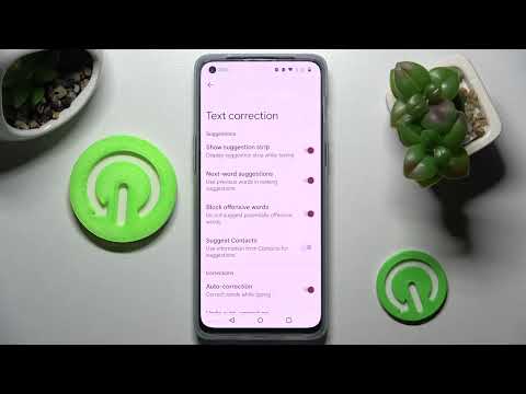 How to Enter the Text Correction Options on the OnePlus Nord 2T