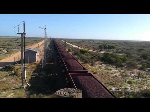 TFR Iron Ore Train Start from Standstill @ Loop 1