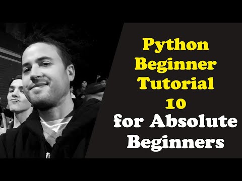 Python Beginner Tutorial 10 For Absolute Beginners Classes