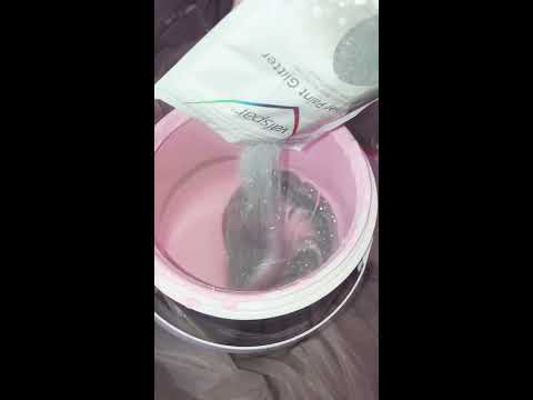 Valspar glitter/paint mix