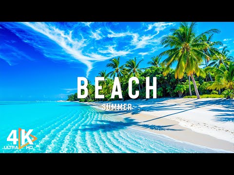 Best of Summer 4K UHD - The most beautiful beachs in the world - Relaxing Piano Music
