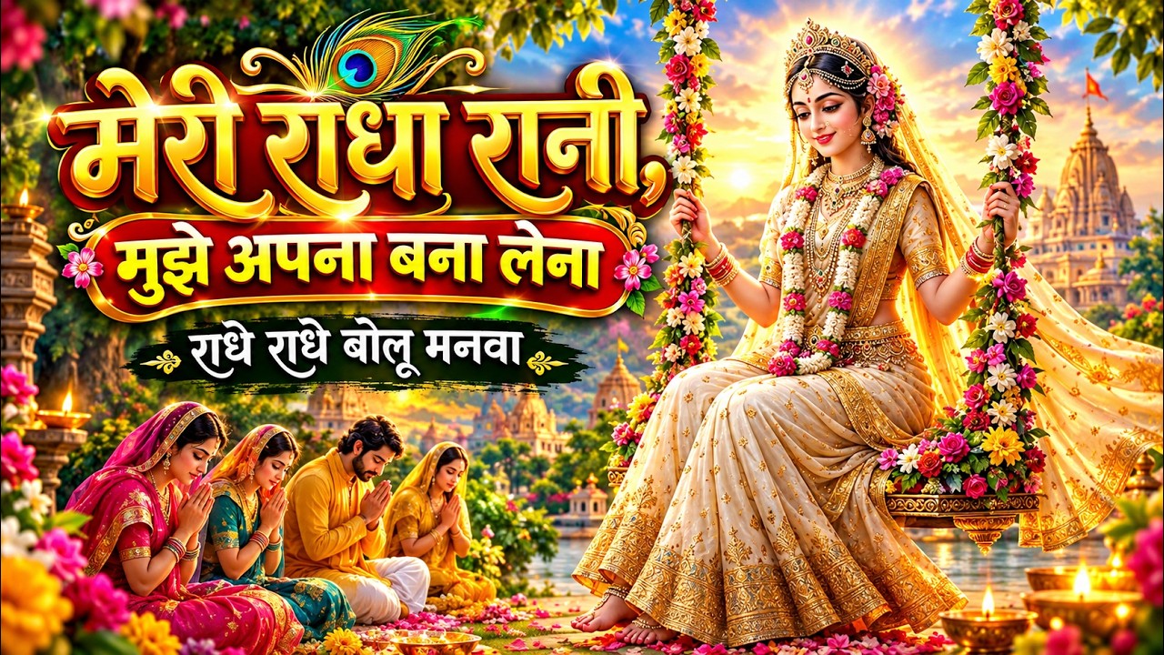 मेरी राधा रानी मुझे अपना बना लेना ❤️🙏 | Radha Rani Bhajan | राधे राधे भजन #shorts #viral#trending