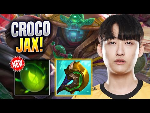 CROCO CRAZY NEW META JAX JUNGLE! - Croco Plays Jax JUNGLE vs Sylas! | Preseason 2023
