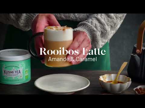 KUSMI TEA - Recette Rooibos Latte - Amande et Caramel