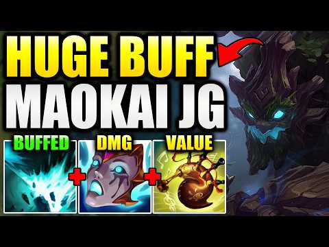 RIOT GAVE MAOKAI JUNGLE A CLEAR SPEED INCREASE 2 PATCHES IN A ROW!
