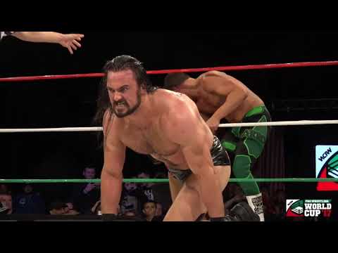 FULL MATCH: Drew McIntyre (Drew Galloway) vs  Cody Rhodes - WCPW Pro Wrestling World Cup 2017