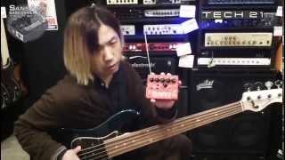 Video thumbnail for TECH21 SANSAMP BASS DRIVER DI-LB イケベ楽器 立崎さん デモ＆インタビュー by allaccesscojp