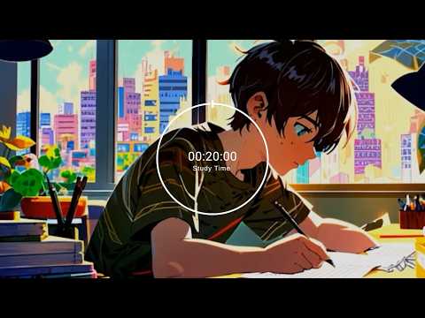 Stay Productive with 2 Hours of Lofi Beats | 20/5 Pomodoro Study & Focus Session